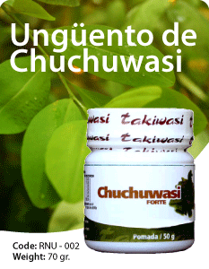 Ungento de Chuchuwasi - 50 gr.