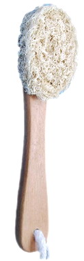 Loofah brush for feet
