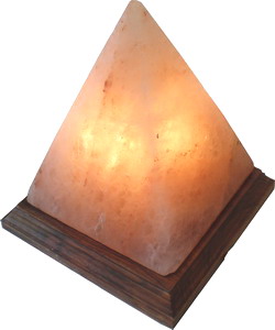 Pyramid Salt Lamp