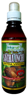 Sacha Inchi oil, extra virgin (250ml. / 8,8oz.)