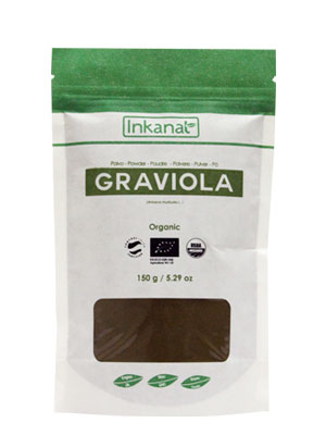 Graviola em pó (Folha Micropulverizada) 160 gr.
