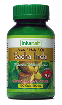 Sacha Inchi oil capsules (100 x 500 mg)