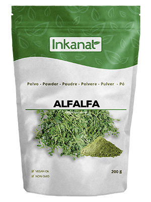 Alfafa em p, 200 gr